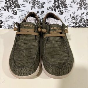 Ariat Hilo Slip-On Shoes Men’s Size 9 Green Mesh Casual Comfort